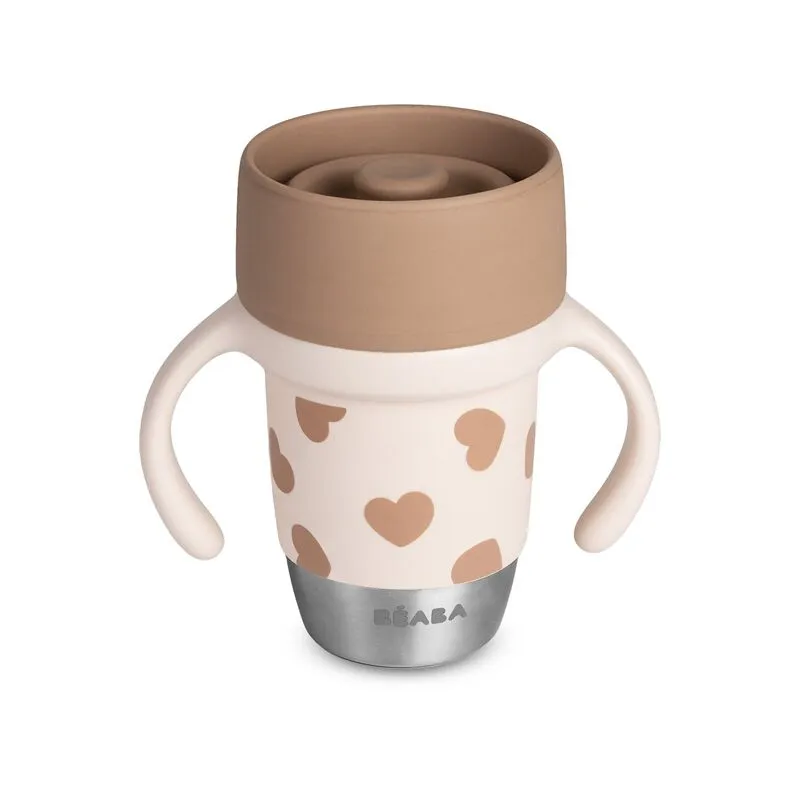 Tasse d'apprentissage en inox "Click and drink" - Big Love