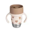 Tasse d'apprentissage en inox "Click and drink" - Big Love