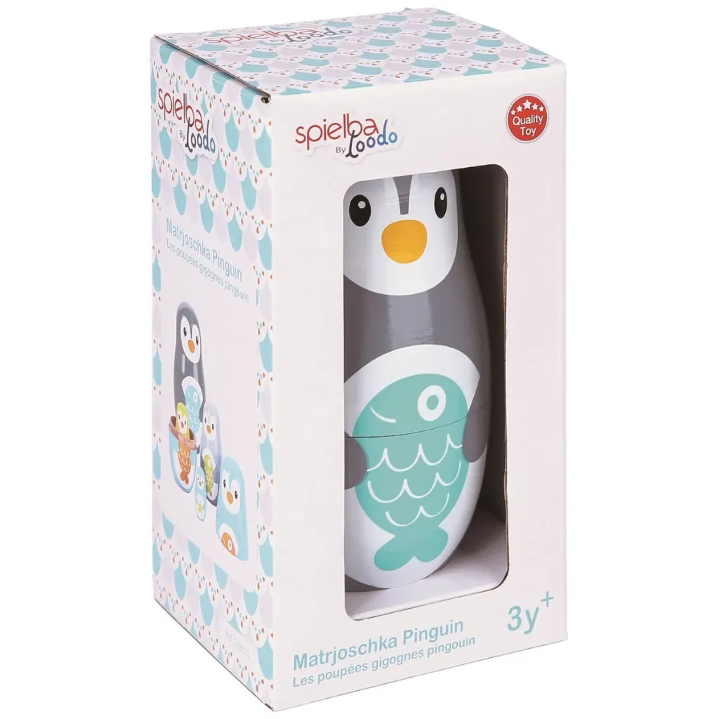 Poupée gigogne "Pingouin"