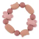 Bracelet de dentition en silicone "Chat & Papillon"