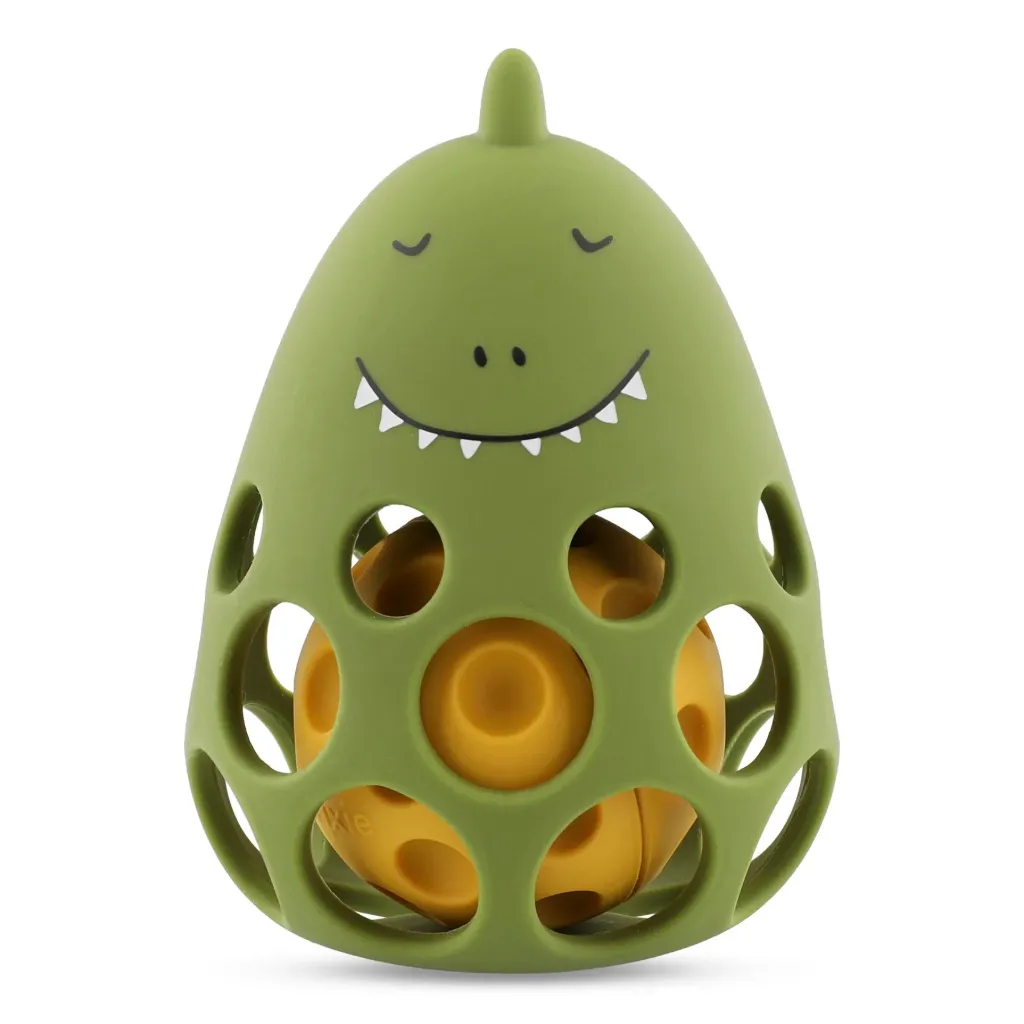 Hochet sensoriel en silicone "Dino"