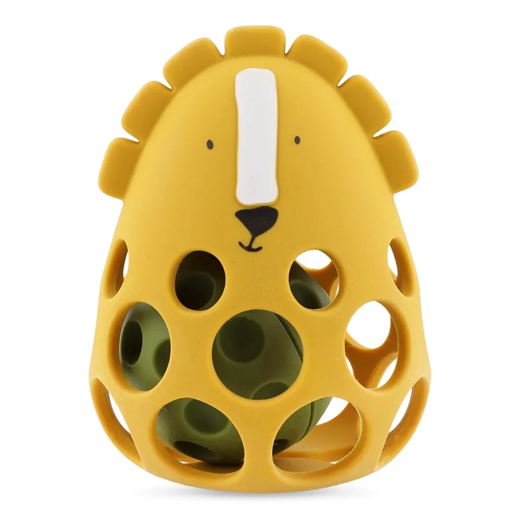 Hochet sensoriel en silicone "Lion"