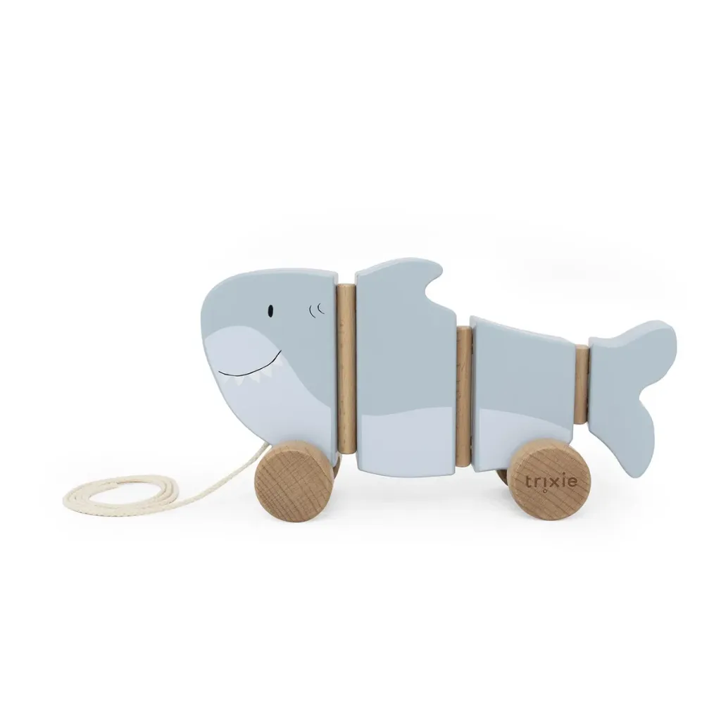 Jouet à tirer ondulant "Requin"
