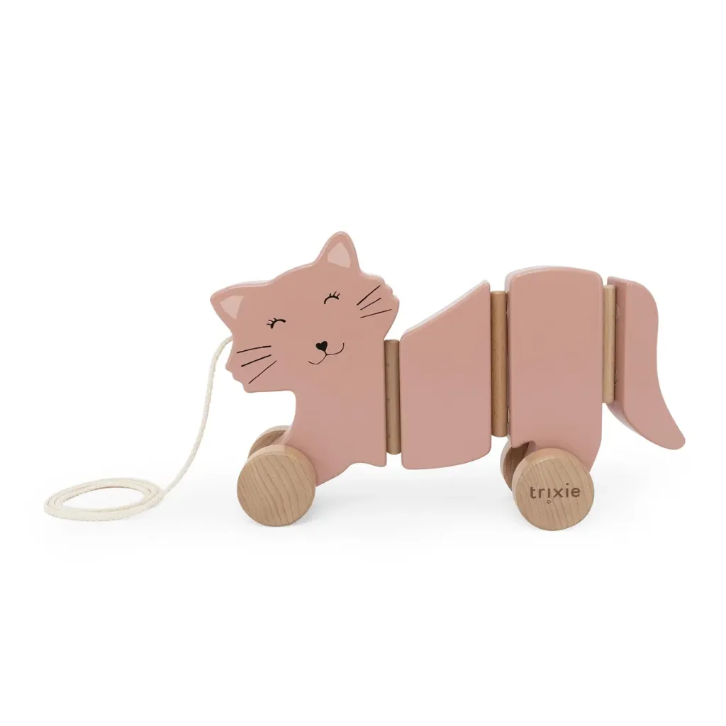 Jouet à tirer ondulant "Chat"