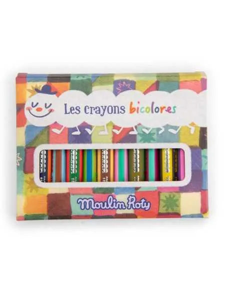 Set de crayons bicolores (paquet de 12)