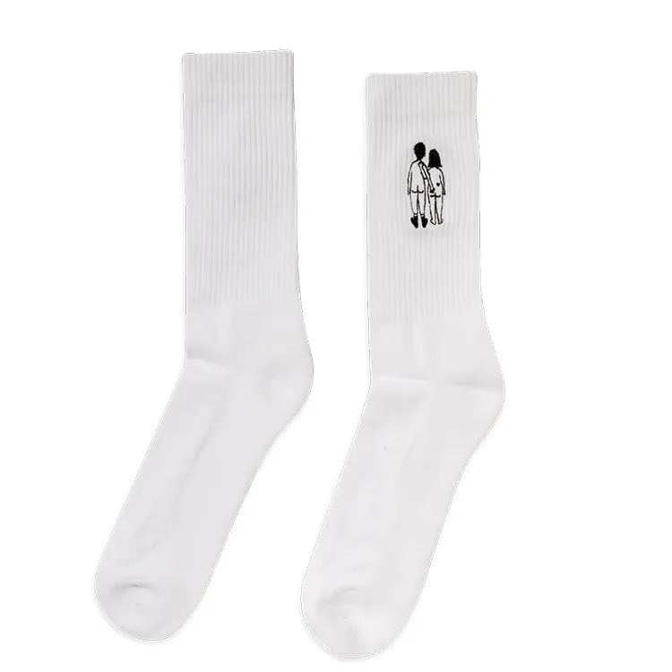 [HELGYMSOCKSNAKEDCOUPLE] Chaussettes hautes 38-41 "Naked couple"