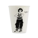 Tasse en porcelaine "Too much espresso"