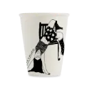 Tasse en porcelaine "Drama on a chair"