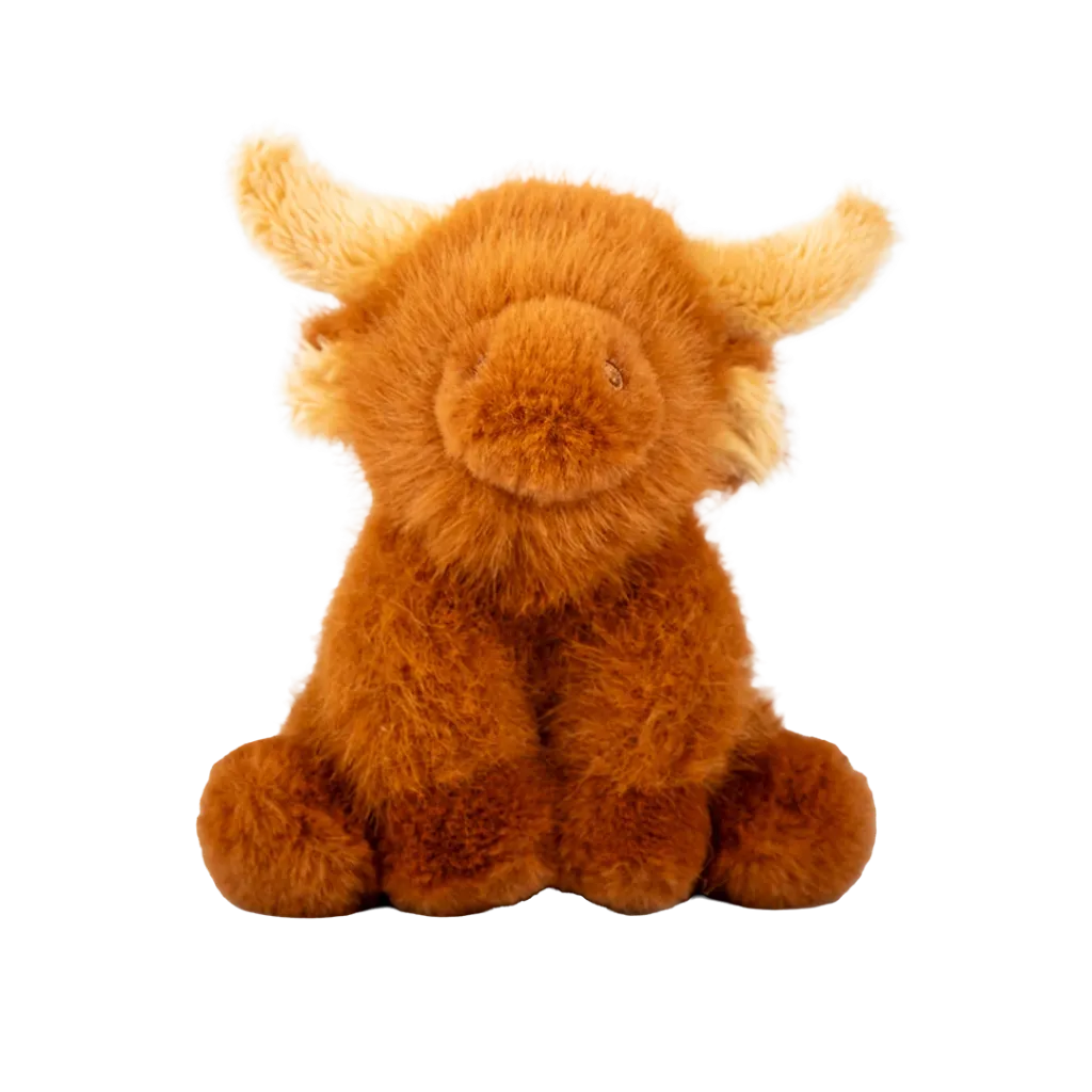 Vache Highland en peluche "Farm Friends"