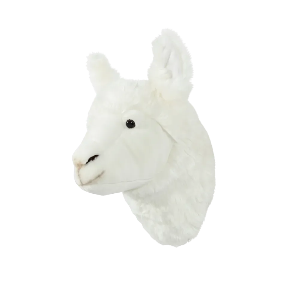 Tête de lama en peluche "Lily"