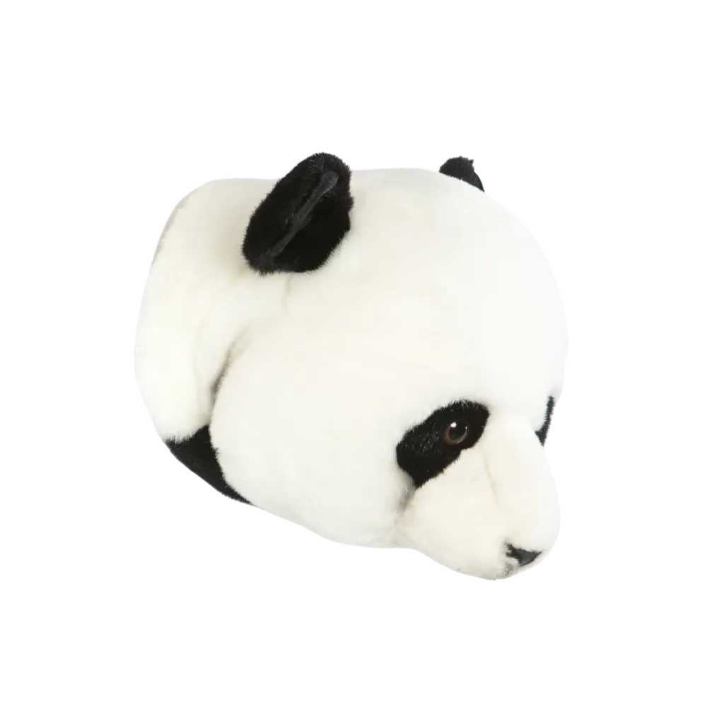 Tête de panda en peluche "Thomas"