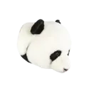 Tête de panda en peluche "Thomas"