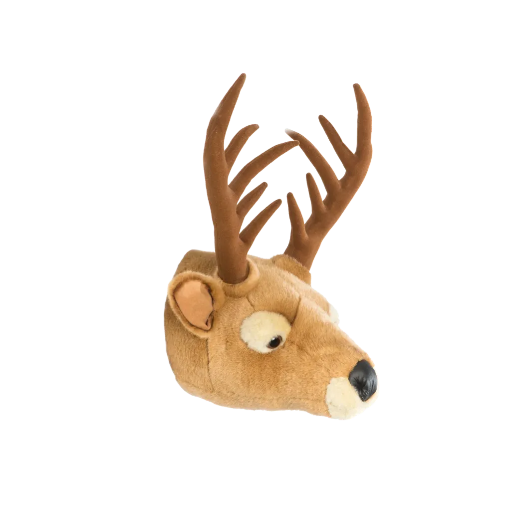Tête de cerf en peluche "Billy"
