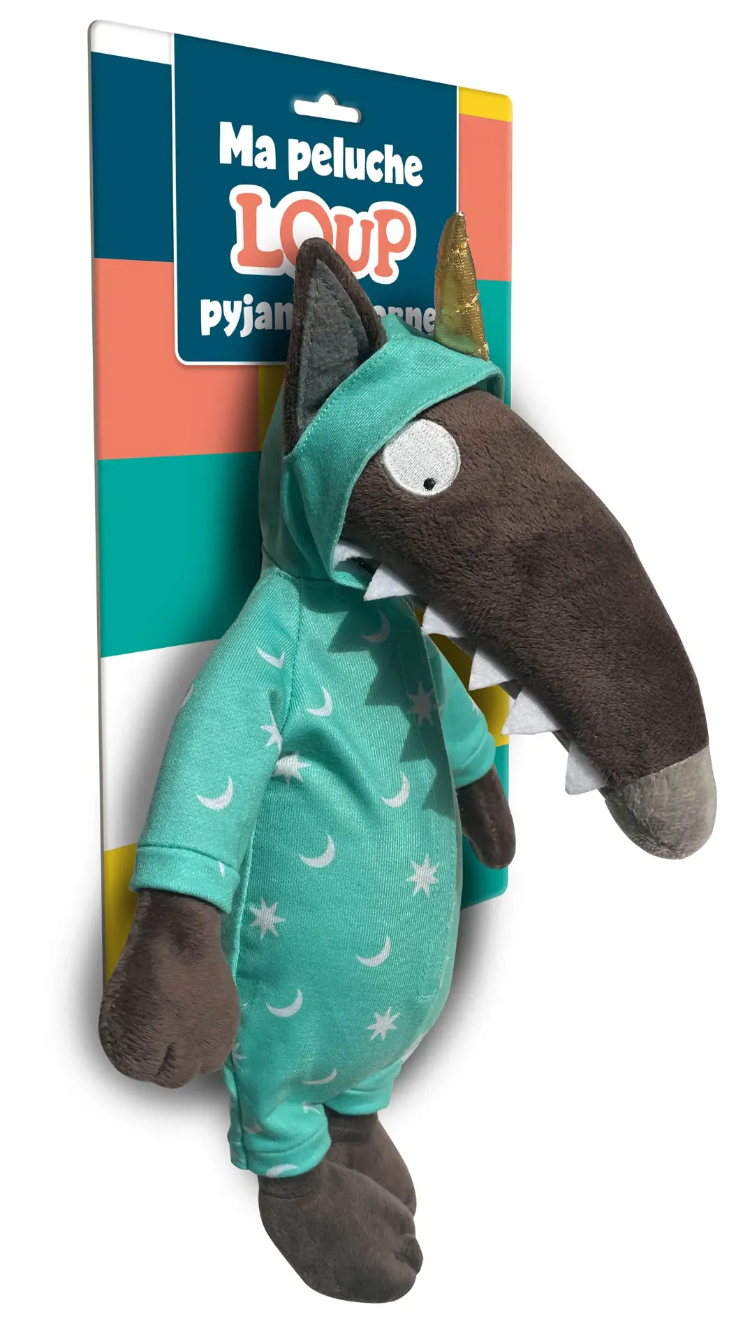 Peluche "Ma peluche Loup - pyjama licorne"