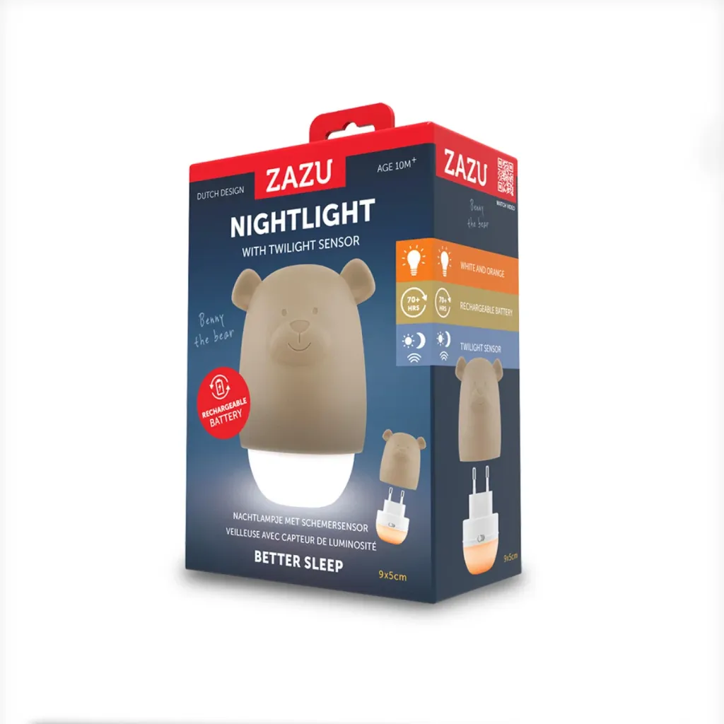 [ZAZZA-BENNY-01] Veilleuse compacte nomade "Benny beige"