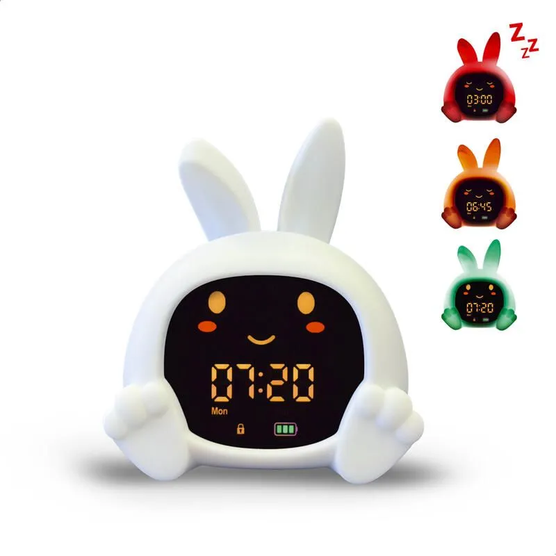 [ZAZZA-SARAH-01] Réveil éducatif "Sarah le lapin"