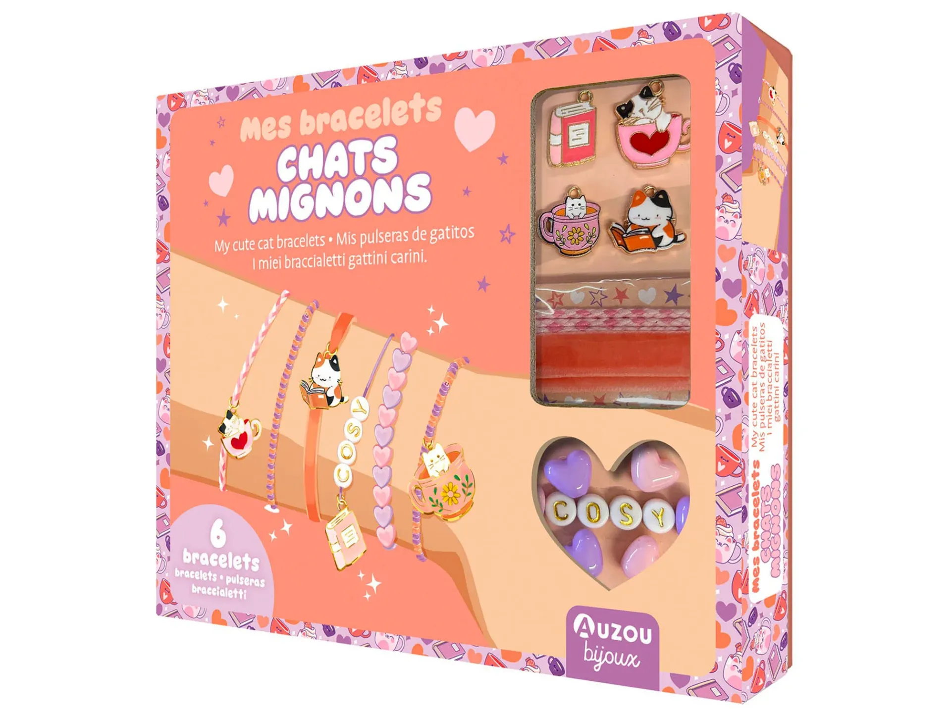 Mes bracelets "Chats mignons"
