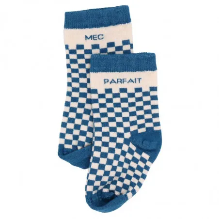 Chaussettes damier "Mec parfait" 6-18 mois