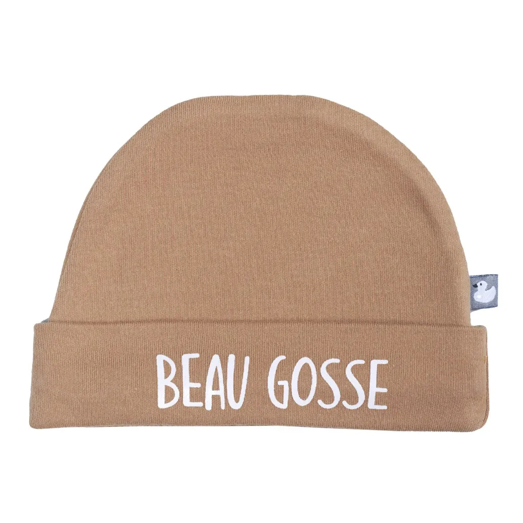 Bonnet naissance "Beau gosse"