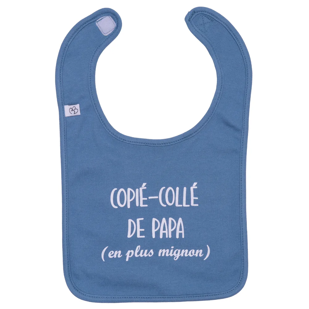 Bavoir "Copié-collé de papa"