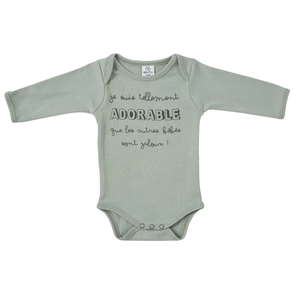 Body manches longues "Adorable"