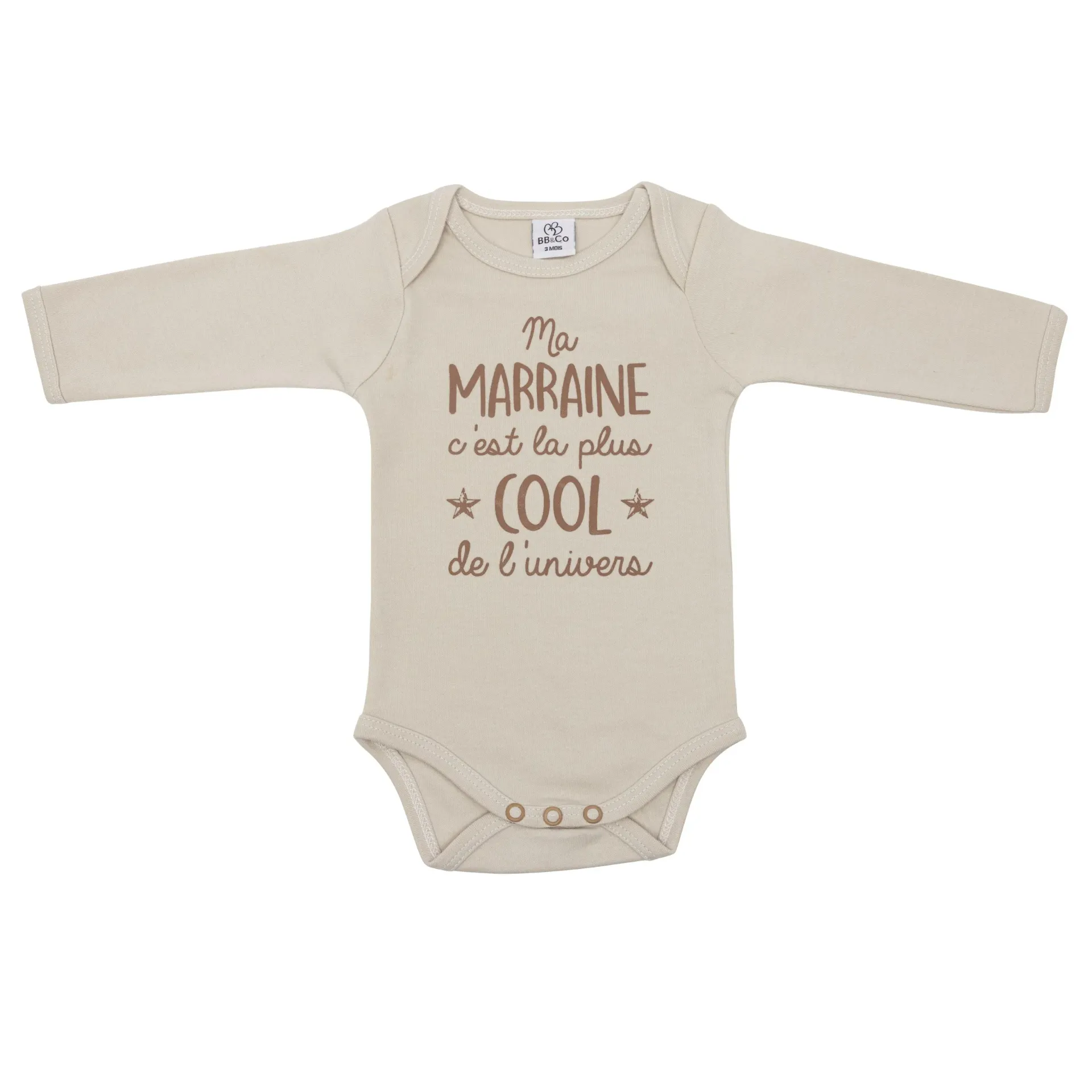 Body manches longues "Marraine"