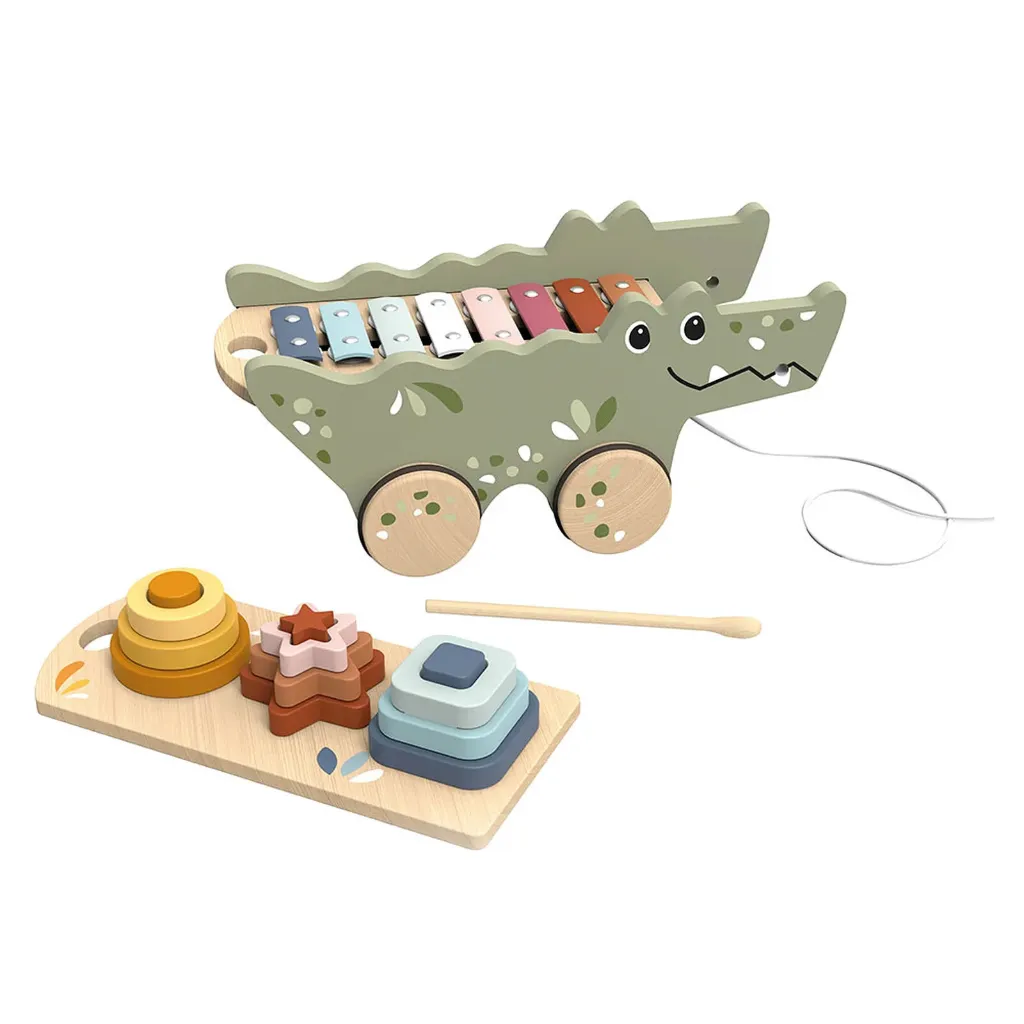 Croco musical multi-activités à tirer