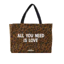 Sac cabas en toile de coton "All you need is love"
