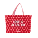 Sac cabas en toile de coton "Love is in the air"
