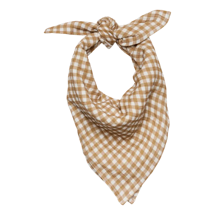 Foulard en gaze de coton "Vichy"