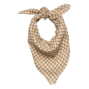 Foulard en gaze de coton "Vichy"