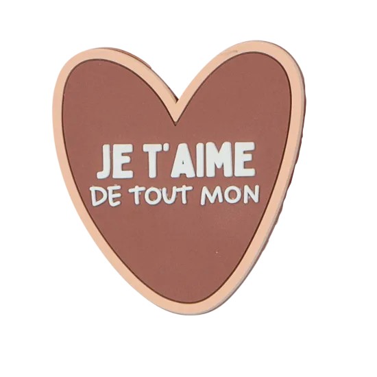 Magnet "Je t'aime de tout mon cœur"