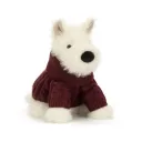 Peluche chien "Munroe Scottie Dog - Winter Jumper"