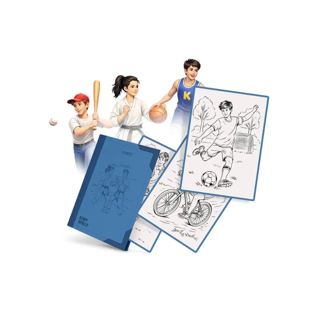 Cartes supplémentaires pour tablette à dessin Kidydraw Pad - Sports