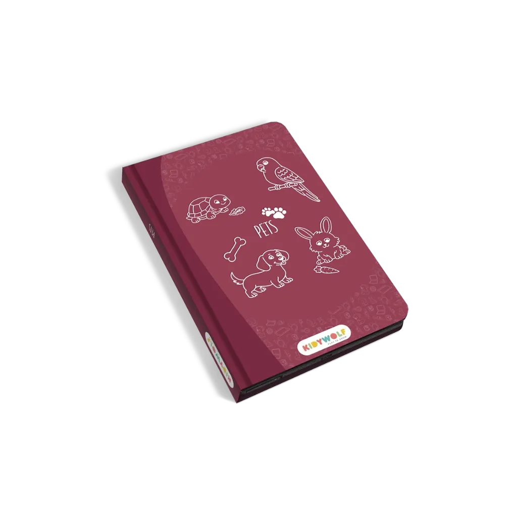 Tablette à dessin avec calques KIDYDRAW-MINI "Animaux de compagnie"