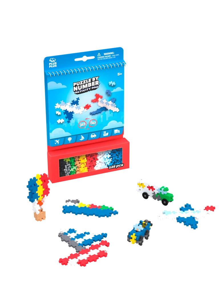 Bloc d'activités "Puzzle by number"- Transport