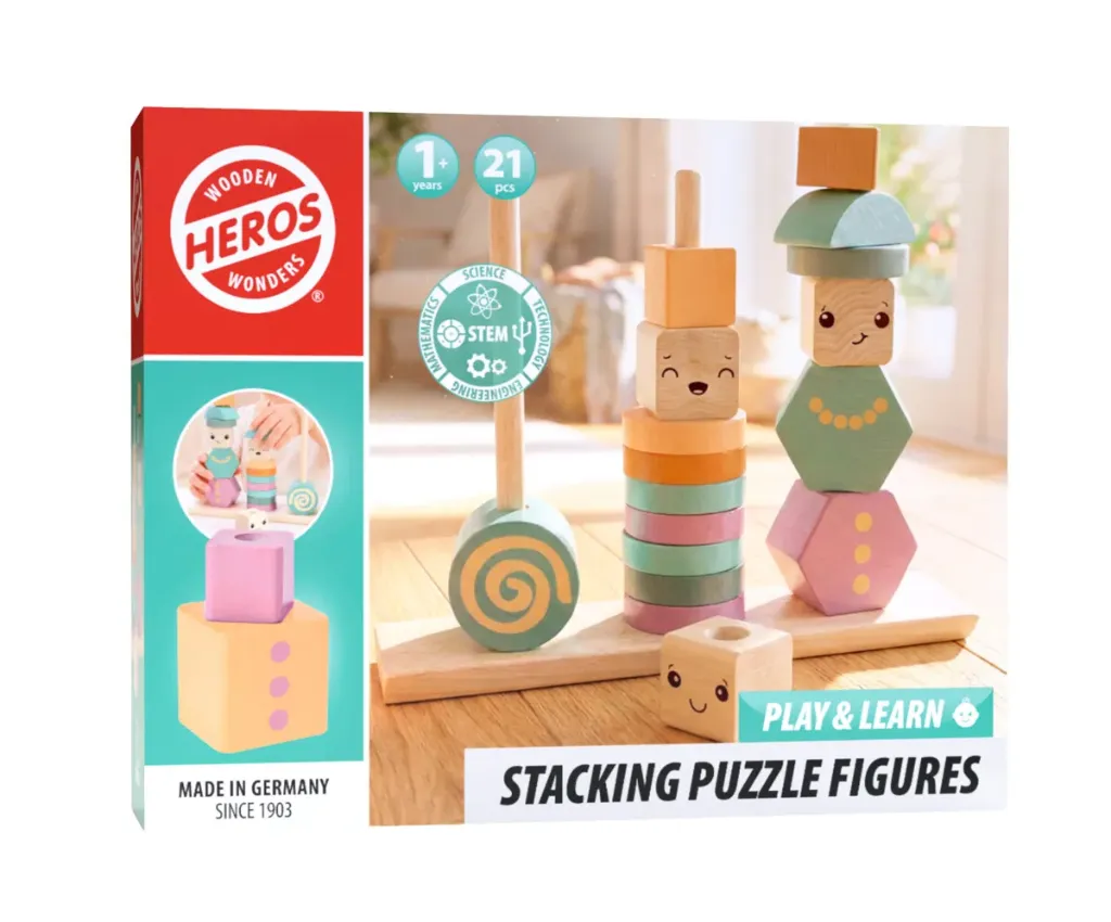 [HERHE0028] Heros Puzzle à empiler "Figurines"