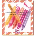 6 Surligneurs glitter "Pamplemousse"