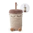 Gobelet à paille avec housse en peluche "Brewster the Bold"