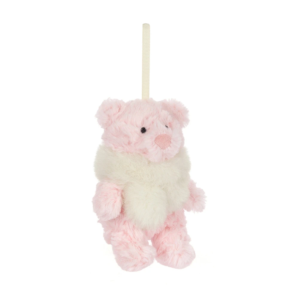 Peluche cochon à suspendre "Leola Bear Winter Warmer Decoration"