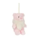 Peluche cochon à suspendre "Leola Bear Winter Warmer Decoration"