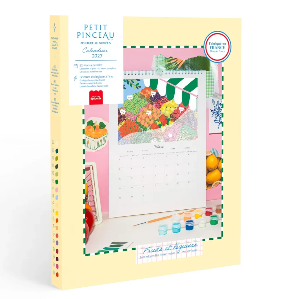 Peinture au numéro "Calendrier 2027 - Fruits et légumes"