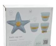 Ensemble de gobelets de bain "étoile de mer" 