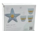 Ensemble de gobelets de bain "étoile de mer" 