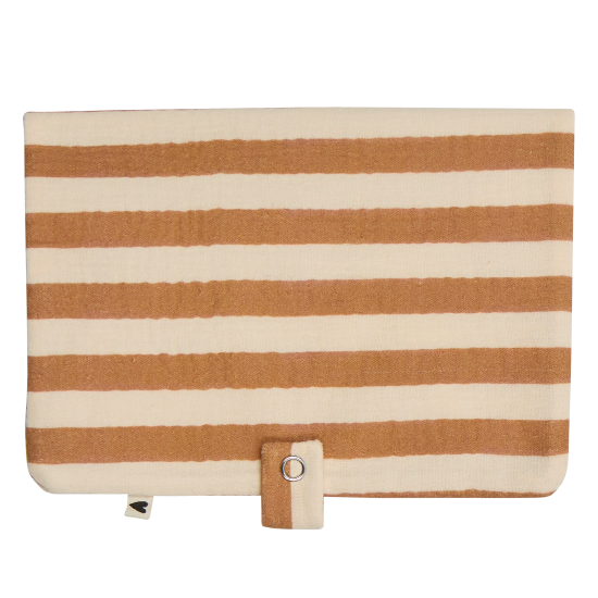 Range couches en gaze de coton "rayures larges"