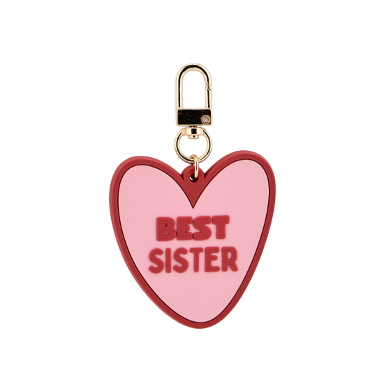 Porte-clés coeur "Best sister"