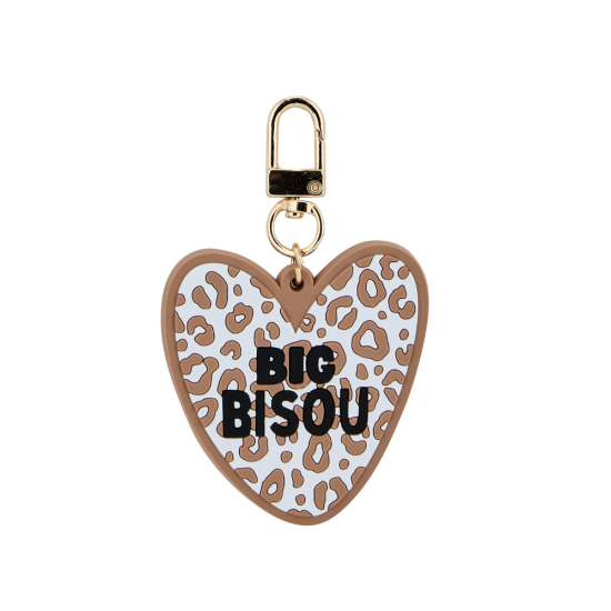 Porte-clés coeur "Big bisou"