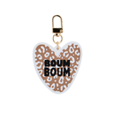 Porte-clés coeur "Boum boum"