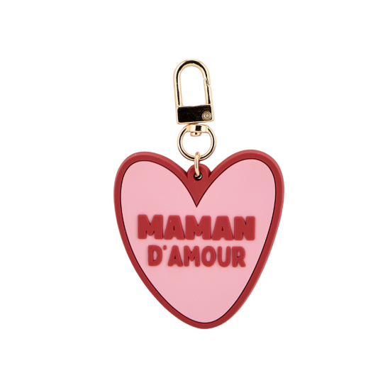Porte-clés coeur "Maman d'amour"