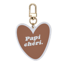 Porte-clés coeur "Papi chéri"